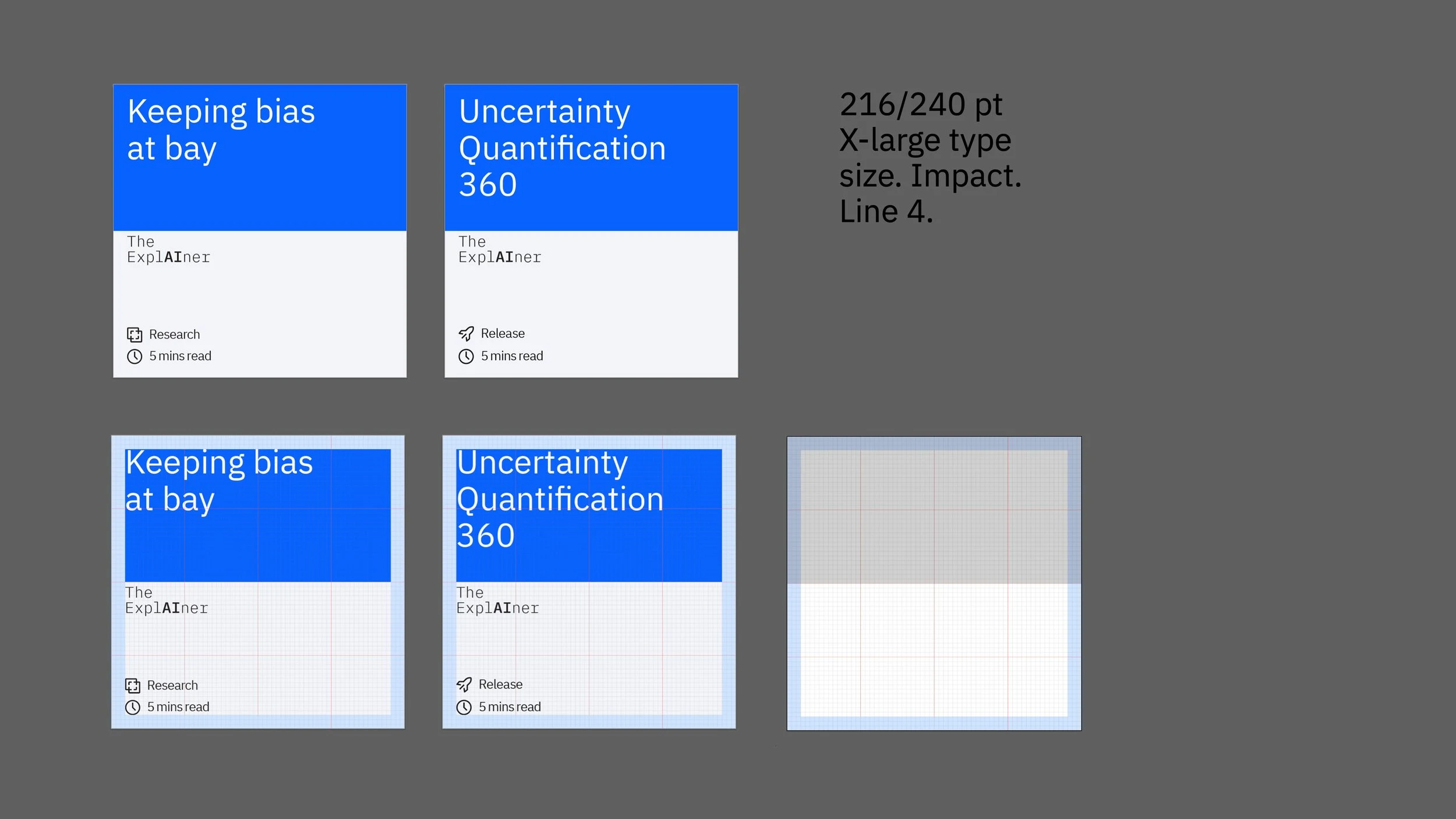 Watson social cards, blue versions