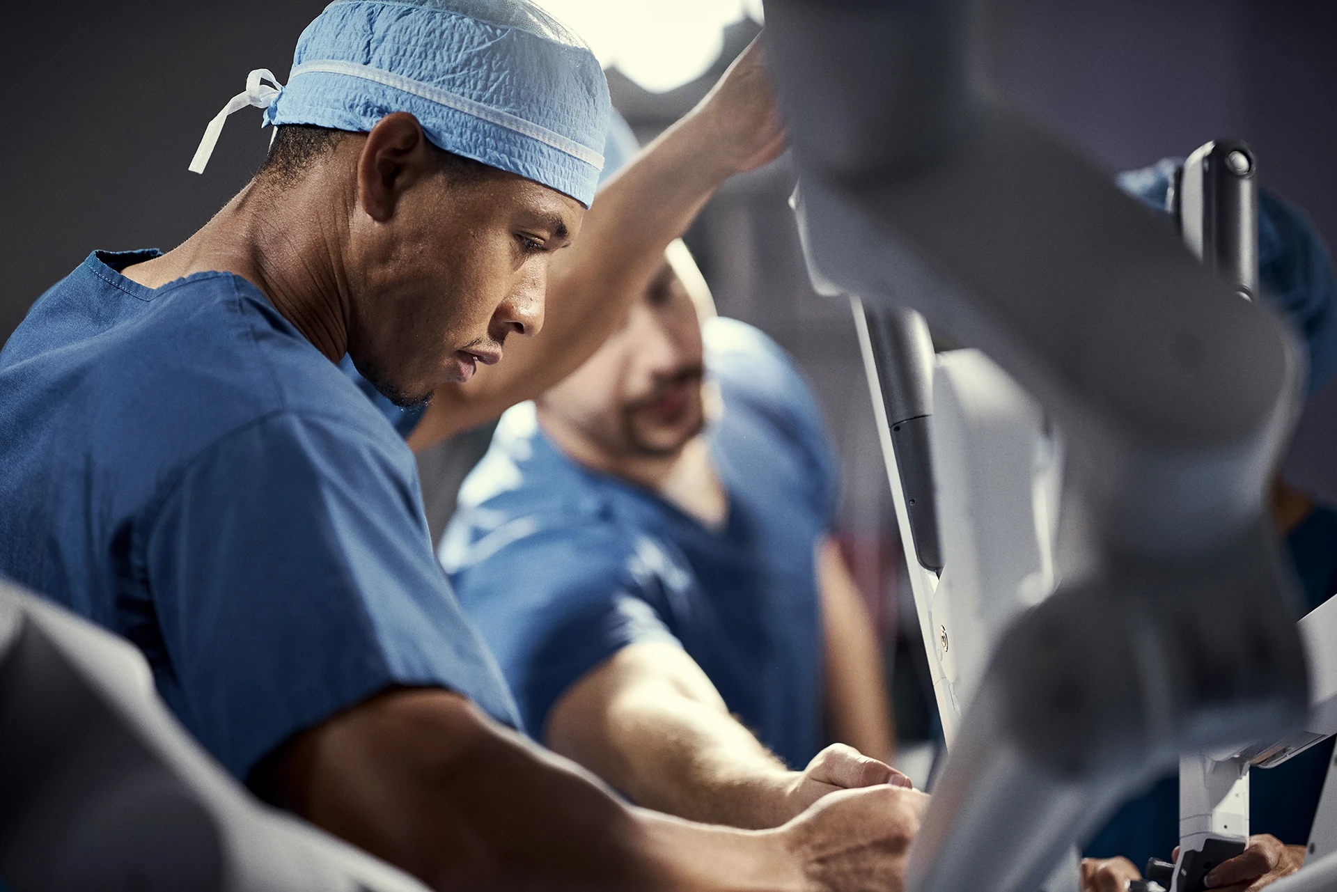 Clinical team training with a da Vinci surgical system